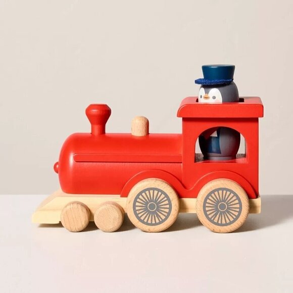 Toy Train & Penguin Peg Pal 2pc – Hearth Hand Magnolia – Target Kids - Picture 1 of 10